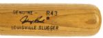 1977-79 Johnny Bench Cincinnati Reds H&B Louisville Slugger Professional Model Team Index Bat (MEARS LOA)