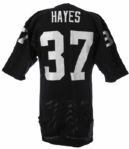 1985-86 Lester Hayes Los Angeles Raiders Game Worn Home Jersey (MEARS LOA)