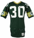 1988 Paul Ott Carruth Green Bay Packers Game Worn Home Jersey Signed by Lindy Infante (MEARS LOA/JSA)