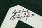 1988 Paul Ott Carruth Green Bay Packers Game Worn Home Jersey Signed by Lindy Infante (MEARS LOA/JSA)