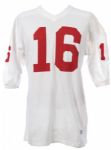 1961-66 George Blanda Houston Oilers Game Worn Road Jersey (MEARS A8/Player LOA) Style Worn During the 1961 Championship / Final Season!