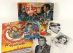 1960's-2000's Movie TV Memorabilia Lot Signed Lunchboxes Photos Lassie Dennis The Menace Police Woman Angie Dickinson - Lot of 13 (MEARS LOA)