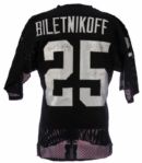 1970's Fred Biletnikoff Oakland Raiders Signed Game Worn Home Jersey (MEARS A10/JSA)