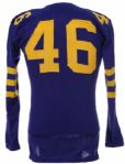 1957-59 Blue Durene #46 Game Worn Wilson Football Jersey