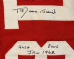 1962 Roman Gabriel Signed & Inscribed Game Worn Hula Bowl Jersey (MEARS A10/Player LOA/JSA)