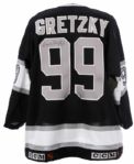 1990 (March 17th) Wayne Gretzky Los Angeles Kings Game Worn Autographed Jersey (Gifted by Flyers trainer Pat Croce) MEARS A10 / JSA Autograph Letter 