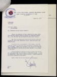1960s-80s Signed Baseball Football Letter Collection (MEARS LOA)