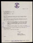 1960's-80's Signed Baseball Football Letter Collection (MEARS LOA)