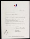 1960's-80's Signed Baseball Football Letter Collection (MEARS LOA)