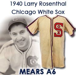 1940 circa John Rosenthal Chicago White Sox Game Worn Home Jersey (MEARS A6)