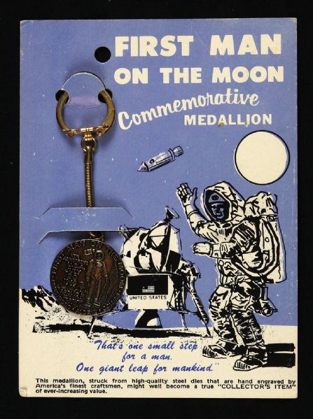 1970s First Man On The Moon Commemorative Pen Neil Armstrong Buzz Aldrin Michael Collins w/Original Package