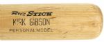 1983-86 Kirk Gibson Detroit Tigers Signed Rawlings Adirondack Professional Model Game Used Bat (MEARS LOA/JSA)