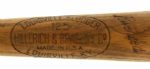 1950-55 Ralph Kiner Signed H&B Louisville Slugger Team Index Bat (MEARS LOA/JSA)