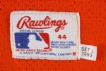 1990 Joe Price Baltimore Orioles Game Worn Batting Practice Jersey Signed by Tippy Martinez (MEARS LOA/JSA)