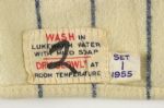 1955 Johnny Kucks New York Yankees Game Worn Home Jersey w/ Number Change (MEARS LOA)