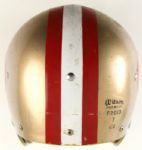 1970's San Francisco 49ers Game Worn Wilson F2013 Suspension Helmet (MEARS LOA)