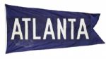 1996-2000 Wrigley Field Stadium Flag Collection - Lot of 4 w/ Rockies, Atlanta, San Francisco & Florida (Cubs COA)