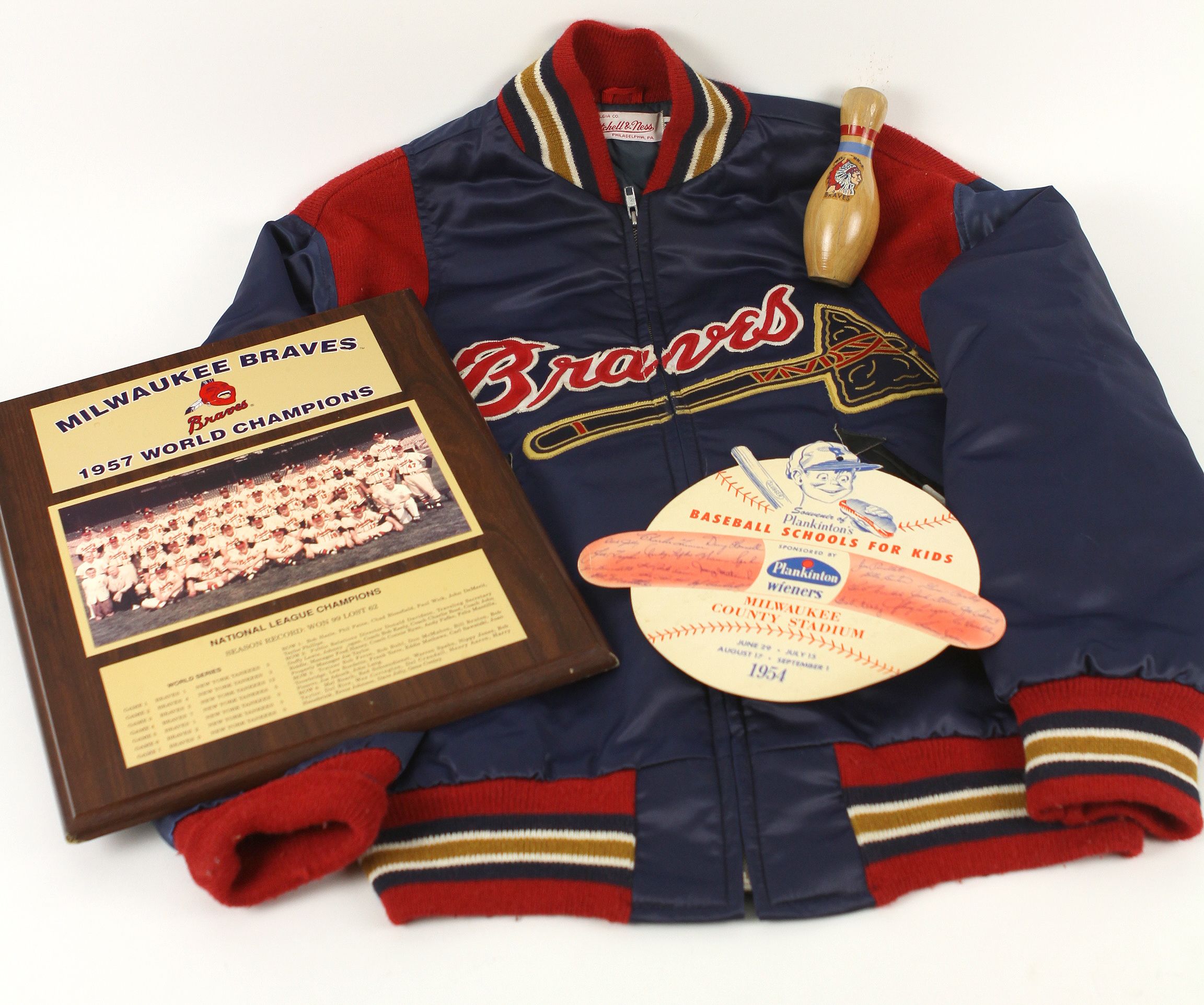 Lot Detail - 1950's-90's Milwaukee Braves Memorabilia Collection - Lot of 4