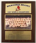 1950's-90's Milwaukee Braves Memorabilia Collection - Lot of 4 