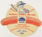 1950's-90's Milwaukee Braves Memorabilia Collection - Lot of 4 