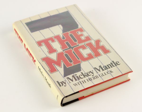 1985 Mickey Mantle New York Yankees Signed "The Mick" Hardcover Book (JSA)