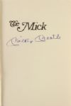 1985 Mickey Mantle New York Yankees Signed The Mick Hardcover Book (JSA)