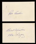 1960's-90's Assorted Football Baseball Basketball Hockey Card Lot (1,500+) w/ Al Lopez Richie Ashburn Index Cards (MEARS LOA) 