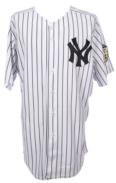 2008 Joba Chamberlain New York Yankees Home Game Jersey (MEARS LOA)