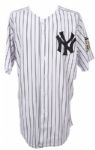 2008 Joba Chamberlain New York Yankees Home Game Jersey (MEARS LOA)