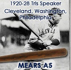 1920-28 Tris Speaker 40K H&B Louisville Slugger Professional Model Game Bat (MEARS A5)