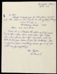 1990s Signed Al Barlick Letter - Hall of Fame Umpire (MEARS LOA)