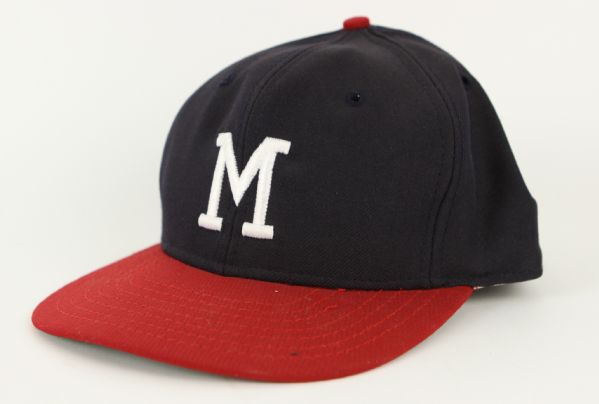 1980s Johnny Logan Felix Mantilla Taylor Phillips Eddie Haas Signed Milwaukee Braves Cap (JSA)