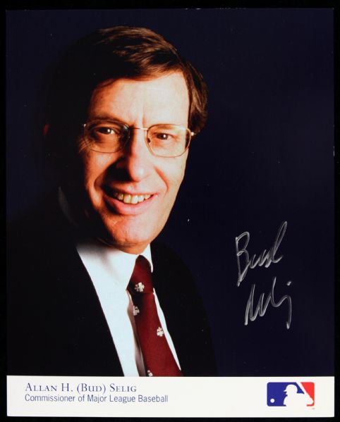 1990s Bud Selig Commissioner of Major League Baseball Signed 8" x 10" Photo (JSA)