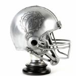 2004 David Bowens Miami Dolphins Ed Block Courage Award Silver Presentation Trophy