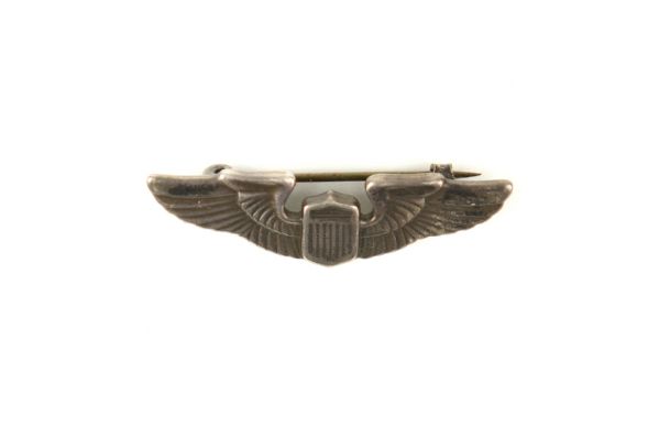 Lot Detail - 1941-1945 WW2 US Army Air Corps sweetheart 1 ½” Pilot ...