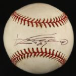 2001 (June 2) Vladimir Guerrero Montreal Expos Signed Game Used OML Selig Home Run Baseball (MEARS LOA/JSA)