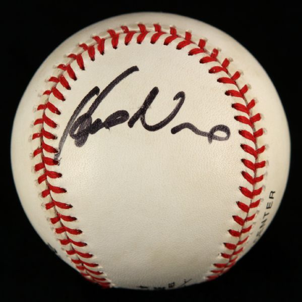 1999 Hideo Nomo Milwaukee Brewers Single Signed ONL Coleman Baseball (JSA)