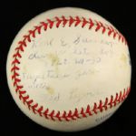 1994-2000 Karl Swanson Chicago White Sox Single Signed OAL Budig Baseball (JSA)