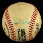 1980 Ron Cey Los Angeles Dodgers Signed Three Rivers Stadium Game Used ONL Feeney Baseball (MEARS LOA/JSA)