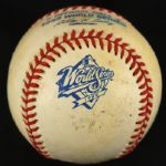 1999 New York Yankees Atlanta Braves Game Used OML Selig World Series Baseball (MEARS LOA)