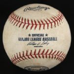 2008 Washington Nationals Game Used OML Selig Baseball From Inaugural Season at Nationals Park (MEARS LOA)