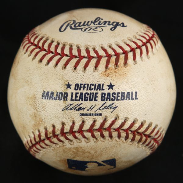 2008 Chicago White Sox Toronto Blue Jays US Cellular Field Game Used OML Selig Baseball (MEARS LOA)