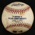 2008 Chicago White Sox Toronto Blue Jays US Cellular Field Game Used OML Selig Baseball (MEARS LOA)