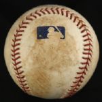 2008 Chicago White Sox Toronto Blue Jays US Cellular Field Game Used OML Selig Baseball (MEARS LOA)
