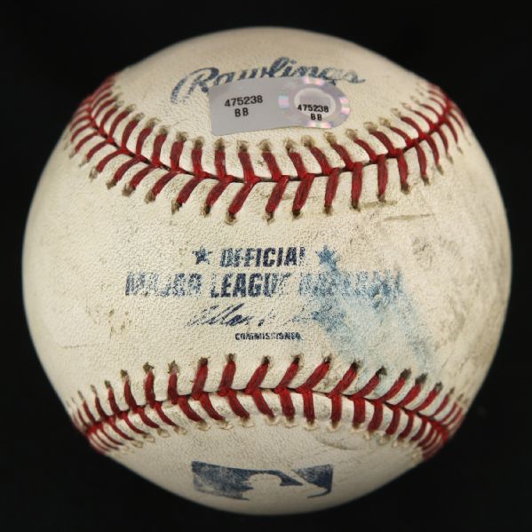 2007 (June 9) Detroit Tigers New York Mets Comerica Park Game Used OML Selig Baesball (MLB Authentication) Todd Jones 900th Career Game/281st Career Save