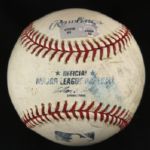 2007 (June 9) Detroit Tigers New York Mets Comerica Park Game Used OML Selig Baesball (MLB Authentication) Todd Jones 900th Career Game/281st Career Save