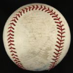 2007 (June 9) Detroit Tigers New York Mets Comerica Park Game Used OML Selig Baesball (MLB Authentication) Todd Jones 900th Career Game/281st Career Save