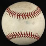 2007 (June 9) Detroit Tigers New York Mets Comerica Park Game Used OML Selig Baesball (MLB Authentication) Todd Jones 900th Career Game/281st Career Save