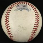 2007 (June 9) Detroit Tigers New York Mets Comerica Park Game Used OML Selig Baesball (MLB Authentication) Todd Jones 900th Career Game/281st Career Save