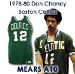 1978-80 Don Chaney Boston Celtics Game Worn Road Jersey (MEARS LOA)